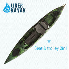 PE Rotomoulded PRO Fishing Kayak Продажа Сделано в Китае Дизайн от Liker
